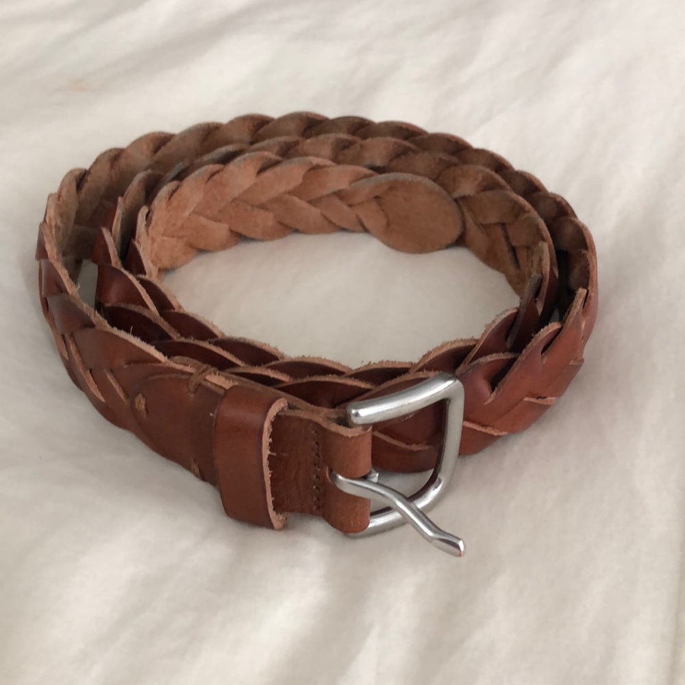 Gap brown braided belt